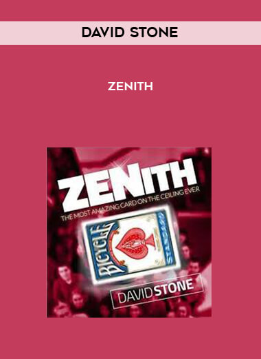 David Stone - Zenith courses available download now.
