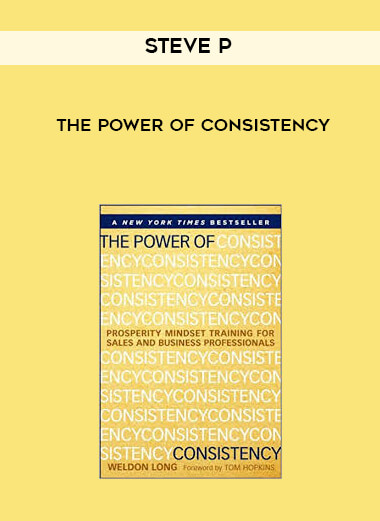 Weldon Long - The Power of Consistency courses available download now.