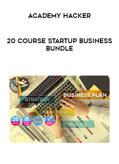 Academy Hacker - 20 Course Startup Business Bundle courses available download now.